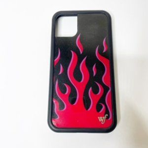 Wildflower red flames iphone 11 case